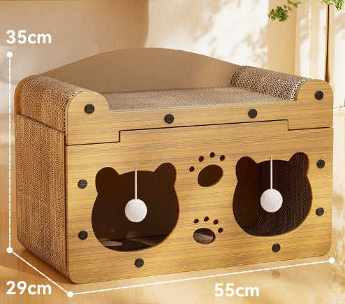 Sisal recliners, scratching boards & more, for cats - Mercazul