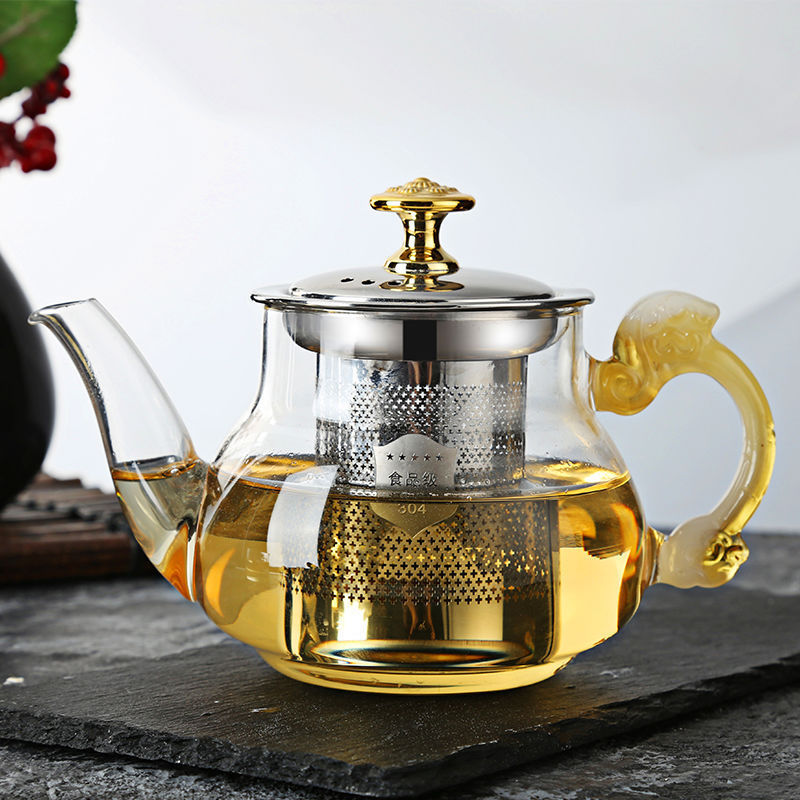 Glass  teapot