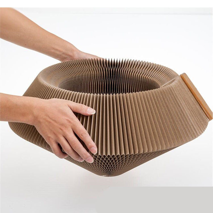 Corrugated nest shape scratching board for cats - Mercazul