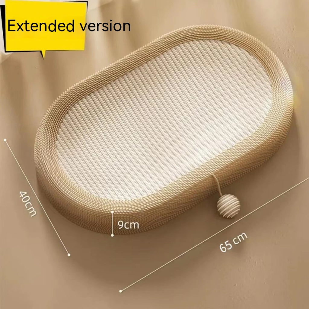 Handmade sisal scratch board  and nest for cats - Mercazul