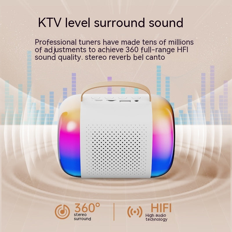 ミニカラオケサウンドボックスマイクBluetoothオーディオ統合マイク