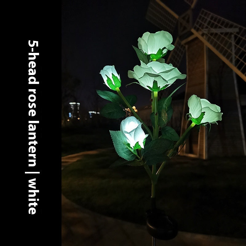 Colorful LED solar lawn light