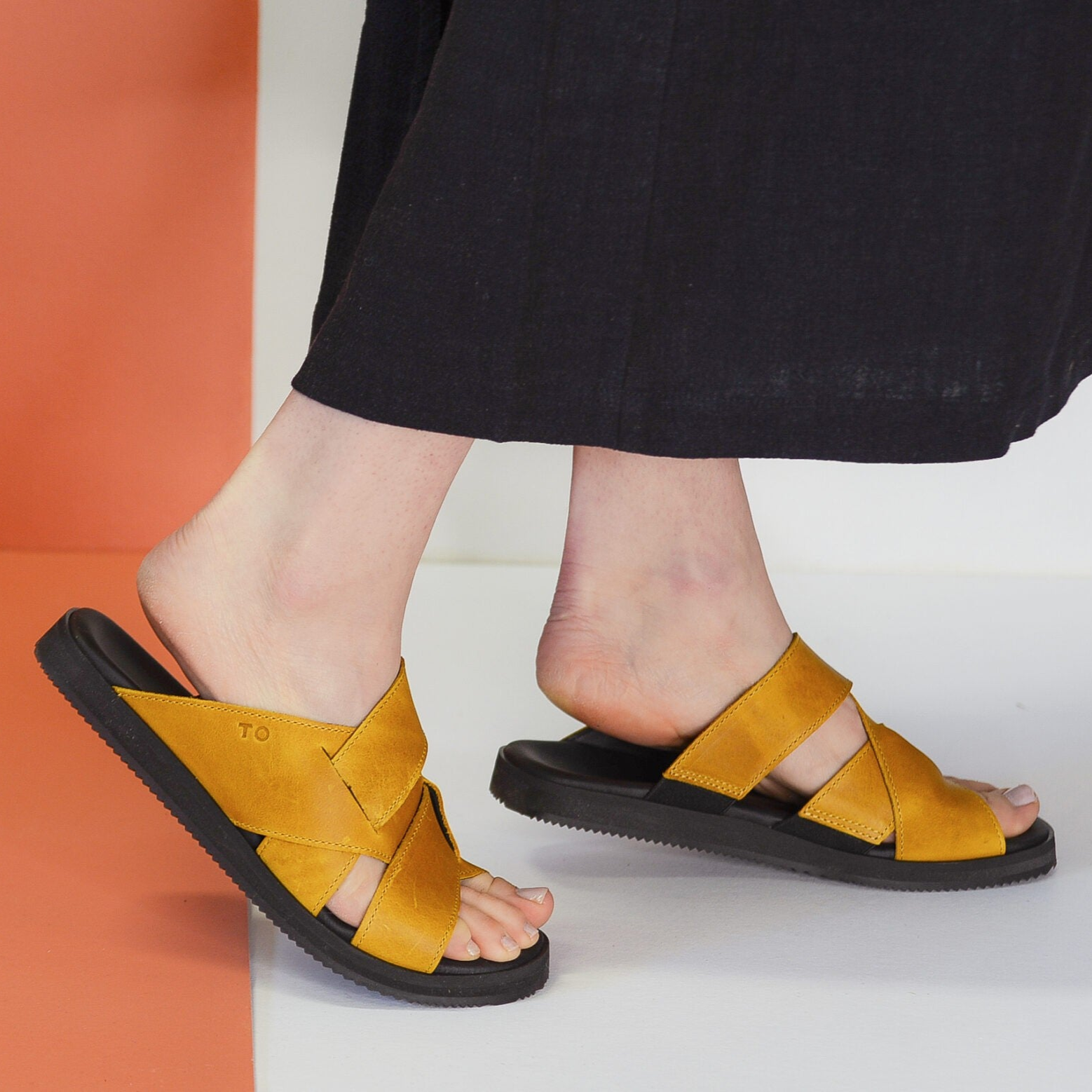 Helsinki Sandals for Her - Ocre