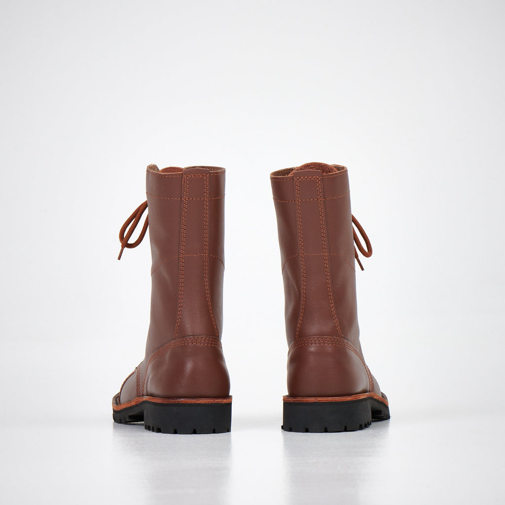 military leather boots