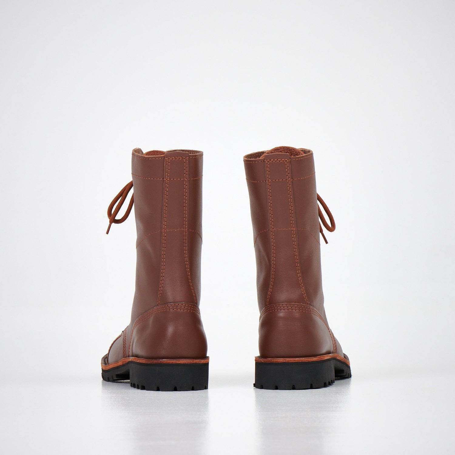 military leather boots