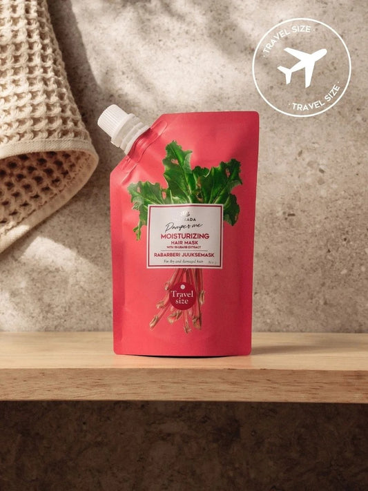 Trave size rhubarb hair mask 